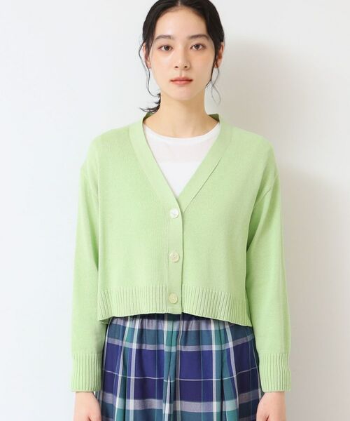 Dessin / デッサン カーディガン・ボレロ | 【洗える】ミドルゲージショートカーディガン (S~L) | 詳細13