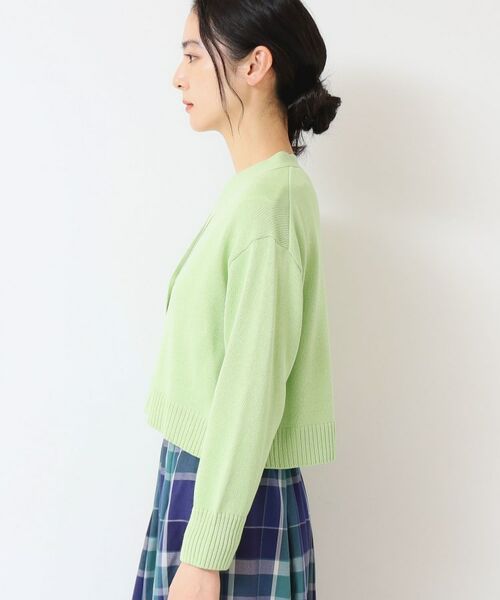 Dessin / デッサン カーディガン・ボレロ | 【洗える】ミドルゲージショートカーディガン (S~L) | 詳細14