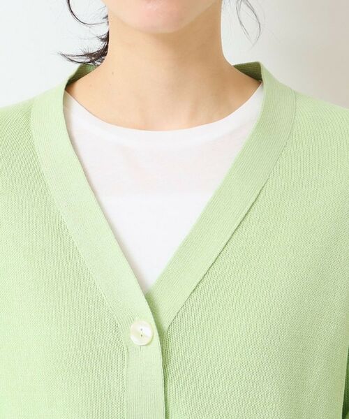 Dessin / デッサン カーディガン・ボレロ | 【洗える】ミドルゲージショートカーディガン (S~L) | 詳細16