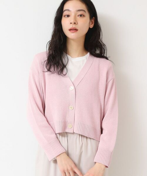 Dessin / デッサン カーディガン・ボレロ | 【洗える】ミドルゲージショートカーディガン (S~L) | 詳細6