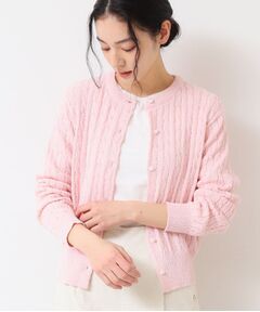 Dessin / デッサン カーディガン・ボレロ | 【洗える】ブークレケーブルカーディガン