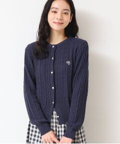 Dessin / デッサン カーディガン・ボレロ | 【洗える】ブークレケーブルカーディガン
