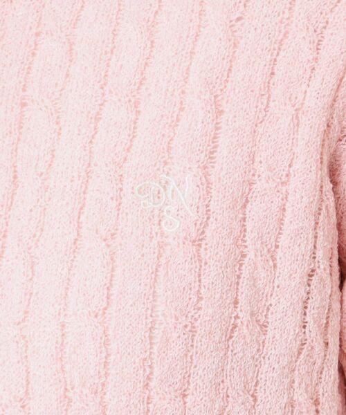 Dessin / デッサン カーディガン・ボレロ | 【洗える】ブークレケーブルカーディガン | 詳細12