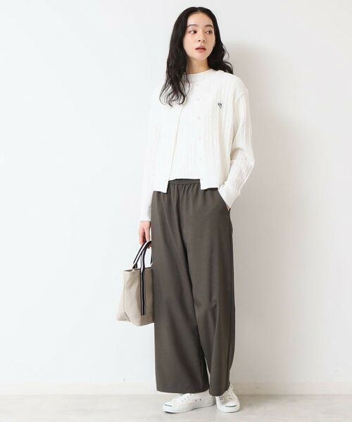 Dessin / デッサン カーディガン・ボレロ | 【洗える】ブークレケーブルカーディガン | 詳細2