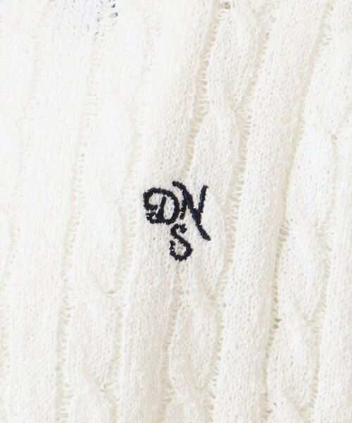 Dessin / デッサン カーディガン・ボレロ | 【洗える】ブークレケーブルカーディガン | 詳細4