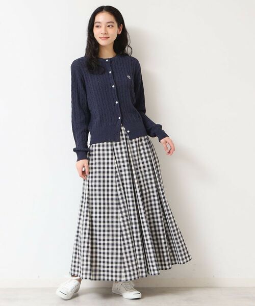 Dessin / デッサン カーディガン・ボレロ | 【洗える】ブークレケーブルカーディガン | 詳細7