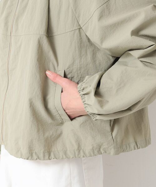 Dessin / デッサン レザーブルゾン・ジャケット | 【洗える】ギャザークルーネックブルゾン(S~L) | 詳細14