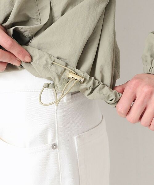 Dessin / デッサン レザーブルゾン・ジャケット | 【洗える】ギャザークルーネックブルゾン(S~L) | 詳細17