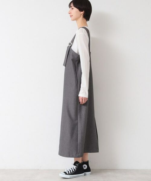 Dessin / デッサン ロング・マキシ丈ワンピース | 【洗える】フロントジップジャンパースカート | 詳細10