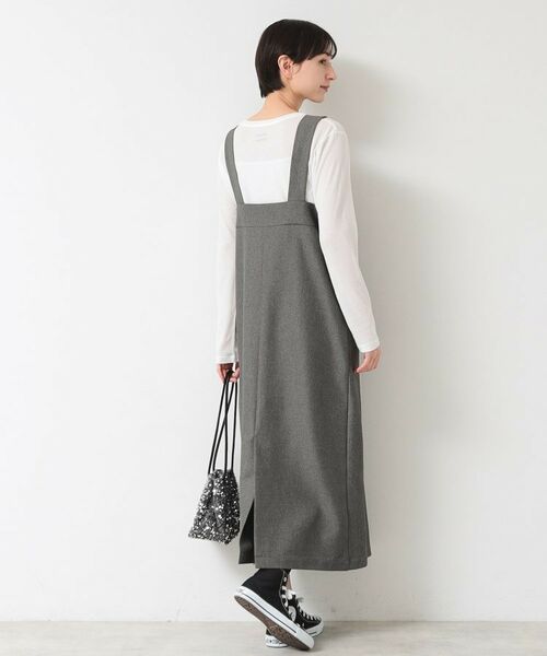 Dessin / デッサン ロング・マキシ丈ワンピース | 【洗える】フロントジップジャンパースカート | 詳細6