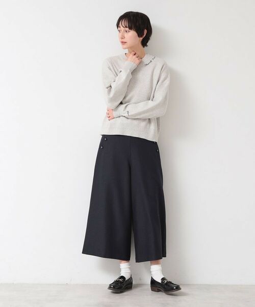 Dessin / デッサン ショート・ハーフ・半端丈パンツ | 【洗える】クロップドマリンパンツ（XS～L） | 詳細11