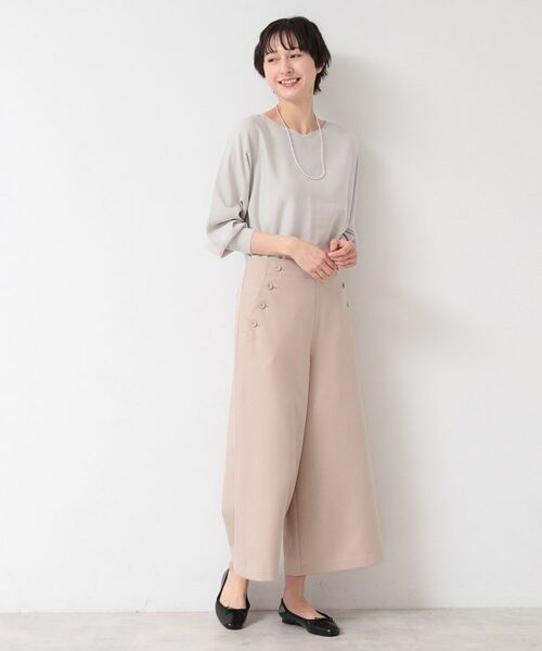 Dessin / デッサン ショート・ハーフ・半端丈パンツ | 【洗える】クロップドマリンパンツ（XS～L） | 詳細15