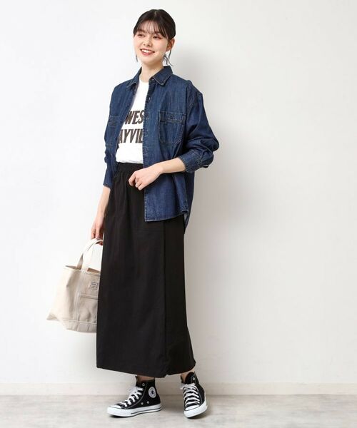 Dessin / デッサン ロング・マキシ丈スカート | 【洗える】ドローコード付きスカート(XS~L) | 詳細7