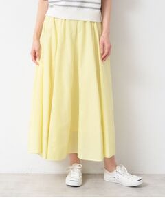 Dessin / デッサン ロング・マキシ丈スカート | 【5色展開・ウエストゴム・洗える】エアリーフレアスカート（XS～L）