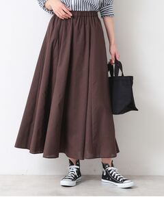 Dessin / デッサン ロング・マキシ丈スカート | 【5色展開・ウエストゴム・洗える】エアリーフレアスカート（XS～L）