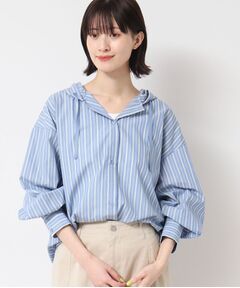 Dessin / デッサン シャツ・ブラウス | 【洗える・4サイズ展開】フーデットブラウス（XS～L）