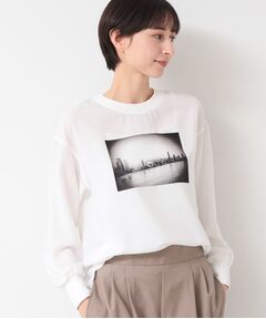 Dessin / デッサン シャツ・ブラウス | 【洗える】バックヘンリープリントブラウス（XS～L）