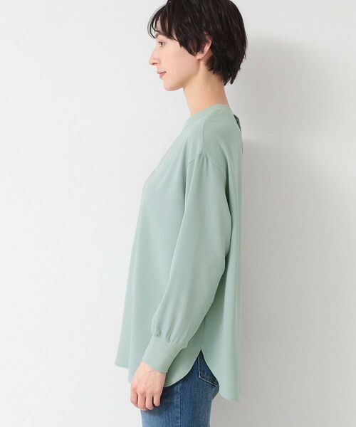 Dessin / デッサン シャツ・ブラウス | 【洗える】バックヘンリープリントブラウス（XS～L） | 詳細14