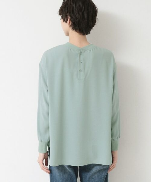 Dessin / デッサン シャツ・ブラウス | 【洗える】バックヘンリープリントブラウス（XS～L） | 詳細15