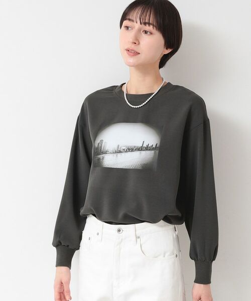 Dessin / デッサン シャツ・ブラウス | 【洗える】バックヘンリープリントブラウス（XS～L） | 詳細6