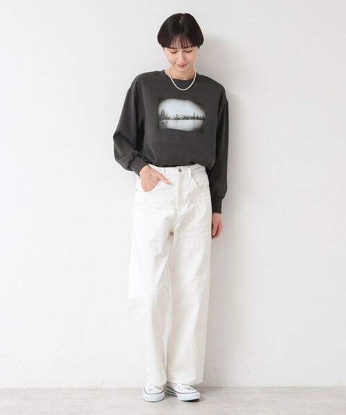 Dessin / デッサン シャツ・ブラウス | 【洗える】バックヘンリープリントブラウス（XS～L） | 詳細7