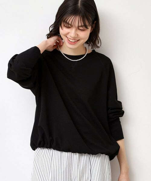 Dessin / デッサン カットソー | 【セットアップ可能・洗える】ジョーゼットドロスト付きブラウス | 詳細6