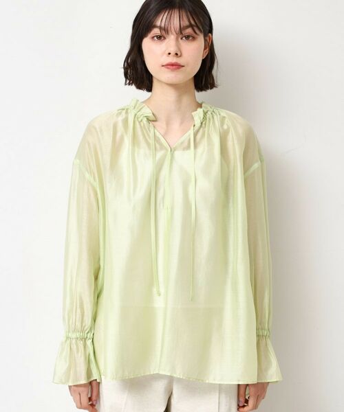 Dessin / デッサン シャツ・ブラウス | 【洗える】フリルリボンブラウス | 詳細13