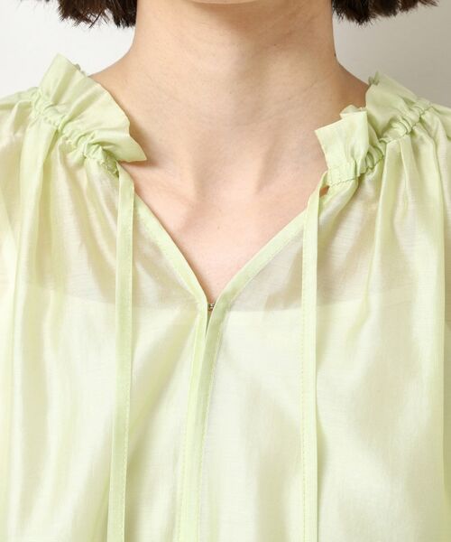 Dessin / デッサン シャツ・ブラウス | 【洗える】フリルリボンブラウス | 詳細16