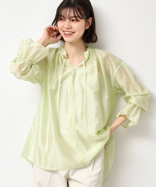 Dessin / デッサン シャツ・ブラウス | 【洗える】フリルリボンブラウス | 詳細5