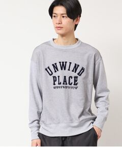 Dessin / デッサン スウェット | 【洗える】チュール重ねロゴスウェット