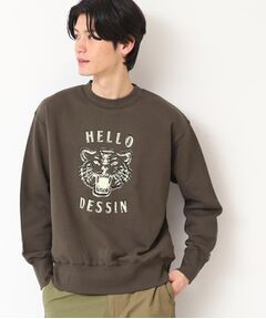 Dessin / デッサン スウェット | 【洗える】タイガーモチーフスウェット