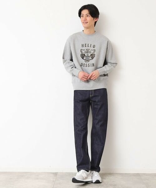 Dessin / デッサン スウェット | 【洗える】タイガーモチーフスウェット | 詳細3