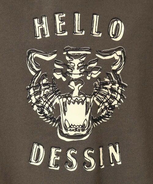Dessin / デッサン スウェット | 【洗える】タイガーモチーフスウェット | 詳細8