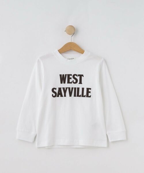 Dessin / デッサン カットソー | 【リンクコーデ】ロゴアップリケロングスリーブTシャツ | 詳細1