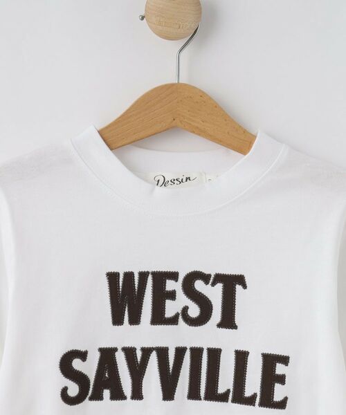 Dessin / デッサン カットソー | 【リンクコーデ】ロゴアップリケロングスリーブTシャツ | 詳細3