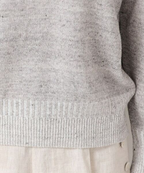 Dessin / デッサン ニット・セーター | 【ユニセックス】コットンリネン杢ニット | 詳細14