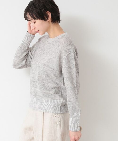 Dessin / デッサン ニット・セーター | 【ユニセックス】コットンリネン杢ニット | 詳細2