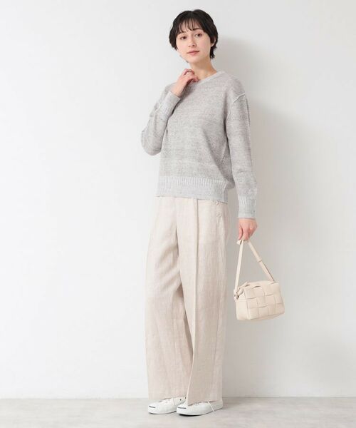 Dessin / デッサン ニット・セーター | 【ユニセックス】コットンリネン杢ニット | 詳細3