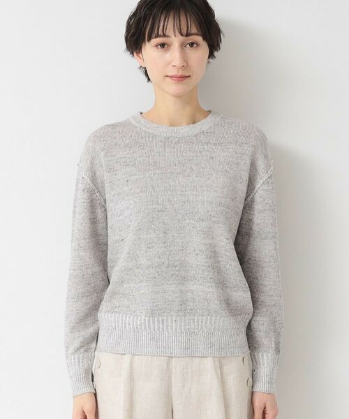 Dessin / デッサン ニット・セーター | 【ユニセックス】コットンリネン杢ニット | 詳細9