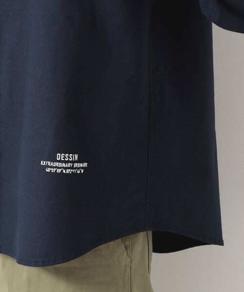 Dessin / デッサン シャツ・ブラウス | 【ユニセックス】刺繍入りオックスシャツ | 詳細14