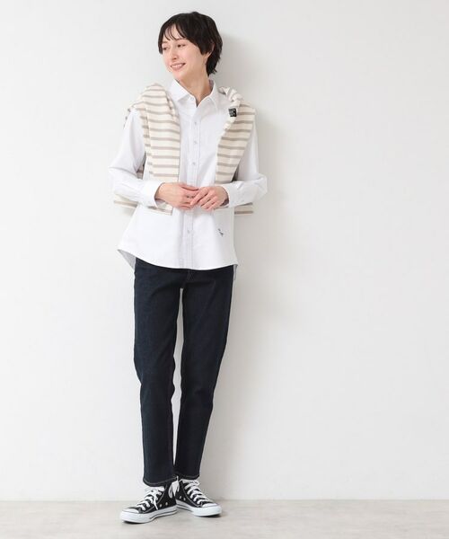 Dessin / デッサン シャツ・ブラウス | 【ユニセックス】刺繍入りオックスシャツ | 詳細3