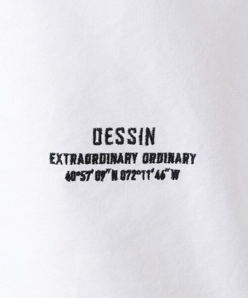 Dessin / デッサン シャツ・ブラウス | 【ユニセックス】刺繍入りオックスシャツ | 詳細4