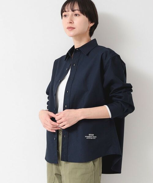 Dessin / デッサン シャツ・ブラウス | 【ユニセックス】刺繍入りオックスシャツ | 詳細5