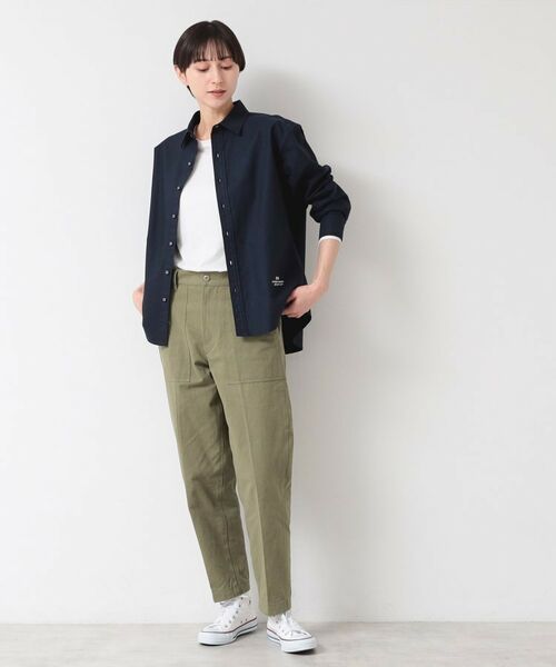 Dessin / デッサン シャツ・ブラウス | 【ユニセックス】刺繍入りオックスシャツ | 詳細7