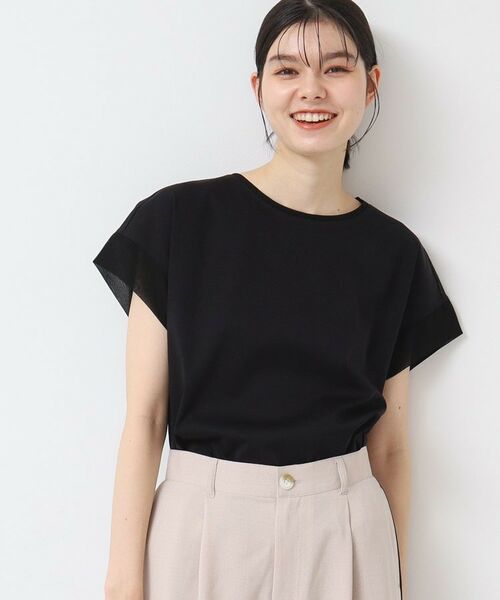 Dessin/デッサン 【シリーズ累計8万枚!選べる5サイズ/6色展開/洗える】美光沢カットソー<オンにもオフにもちょうどいい> ブラック(019) 03(L) Dessin/デッサン 【シリーズ累計8万枚!選べる5サイズ/6色展開/洗える】美光沢カットソー<オンにもオフにもちょうどいい> ブラック(019) 03(L)