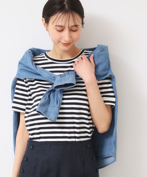 Dessin / デッサン Tシャツ | 【レイヤード・1枚着・プチプラ】シャツテールTシャツ(XS~L) | 詳細6