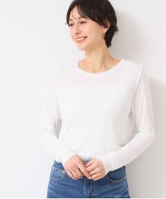 Dessin / デッサン カットソー | 【洗える】チュール重ねロングスリーブTシャツ