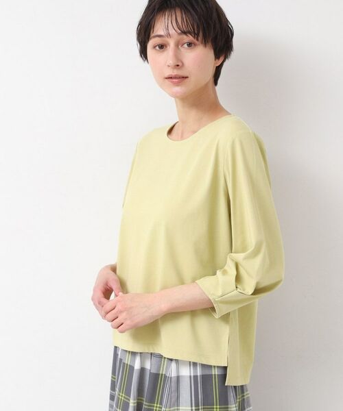 Dessin / デッサン カットソー | 【接触冷感・UV・洗える】袖ニュアンスカットソー | 詳細10