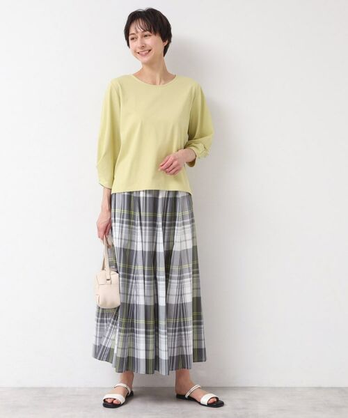 Dessin / デッサン カットソー | 【接触冷感・UV・洗える】袖ニュアンスカットソー | 詳細11