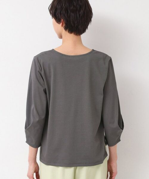 Dessin / デッサン カットソー | 【接触冷感・UV・洗える】袖ニュアンスカットソー | 詳細15